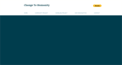 Desktop Screenshot of changetohumanity.org