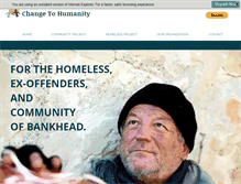Tablet Screenshot of changetohumanity.org